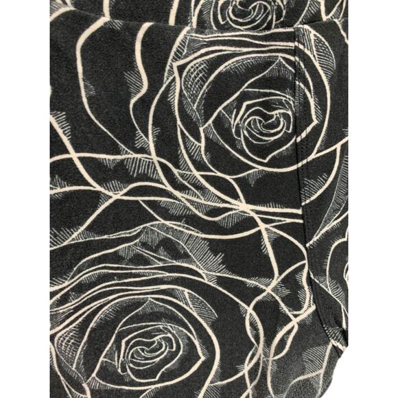 One Size LulaRoe Womens Leggings 3 Pair Assorted Purple Black Floral - Picture 4 of 8